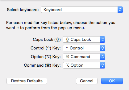 Modifier Keys